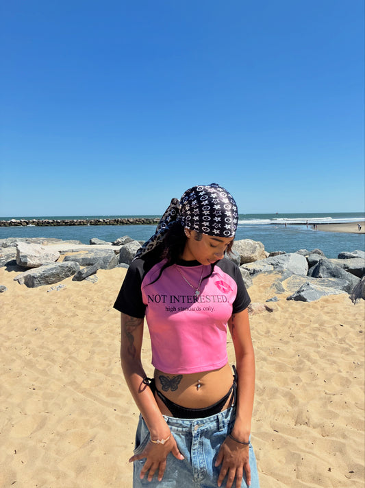“Not interested” High Standards only crop top