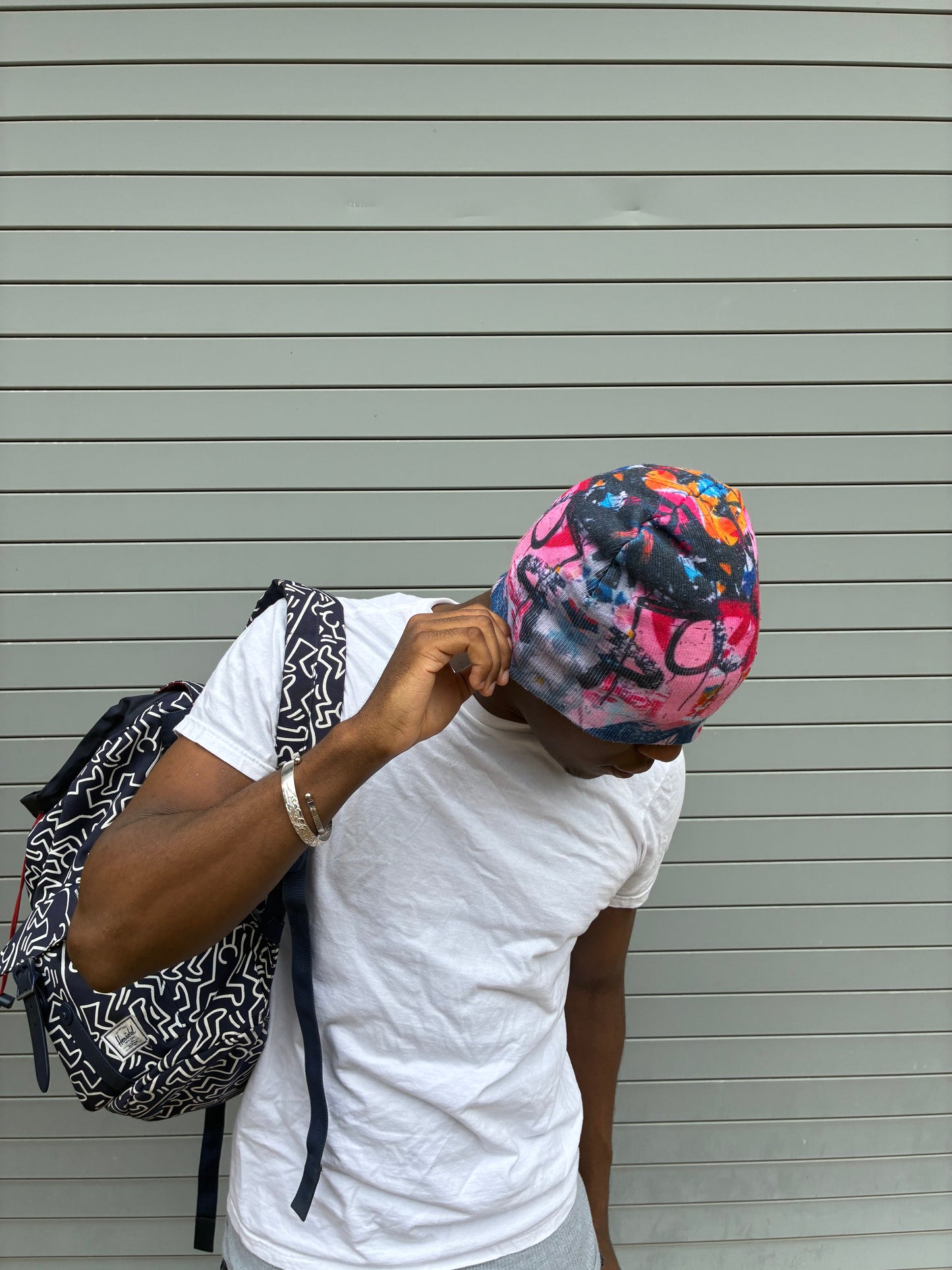 Rueindustries graffiti beanie