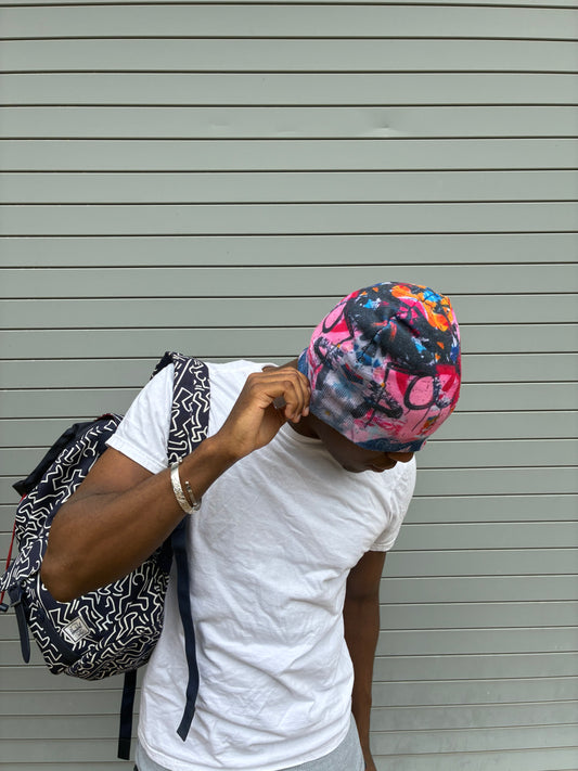 Rueindustries graffiti beanie